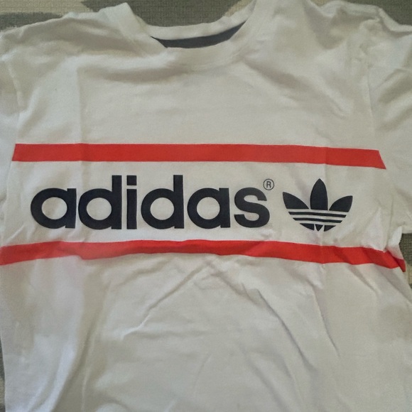 adidas Originals Other - White and orange Adidas Original Short sleeve Tee shirt